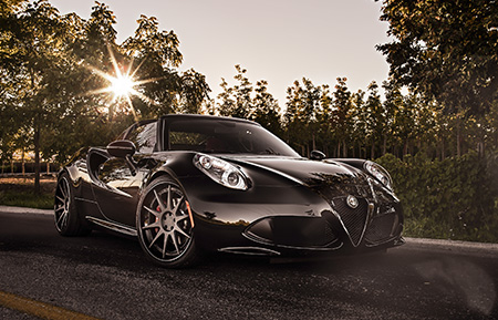 alfa romeo 4c forged wheels staggered concave