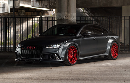 audi rs7 forged concave wheels directional s7 a7