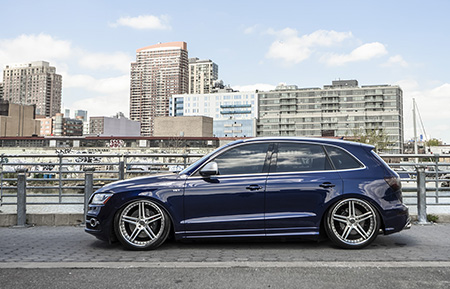 audi sq5 q5 custom forged wheels concave brushed polished agl15