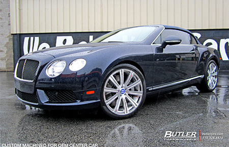 bentley continental gt custom forged wheels agl11 brushed polished monoblock