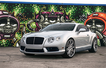 bentley continental gt forged wheels agl12 brushed polished monoblock