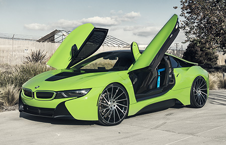 bmw i8 staggered directional forged wheels