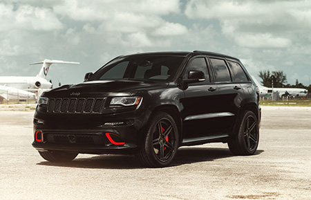 jeep grand cherokee srt srt8 gloss black concave forged wheels agl15