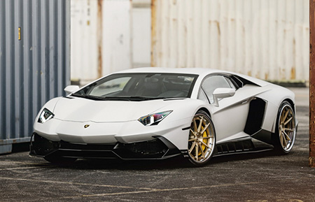 lamborghini aventador forged wheels concave agl31 brushed sunburst gold