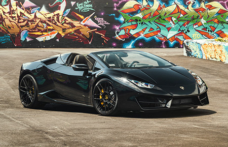 lamborghini huracan spyder forged wheels concave agl35 nd gloss black