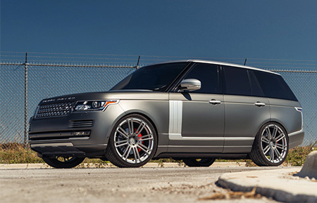 land rover range rover custom forged wheels agl14 oem color match