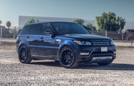 land rover range rover custom forged wheels agl17 oem color match blue