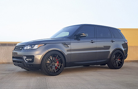 land rover range rover sport custom forged wheels agl19 brushed gunmetal grigio