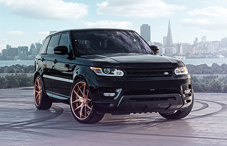 land rover range rover sport forged wheels polished copper agl23 concave