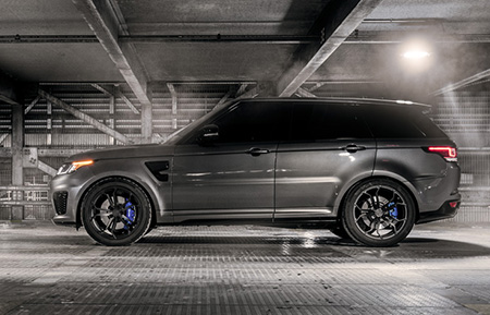 land rover range rover sport svr forged wheels matte black agl32 monoblock concave