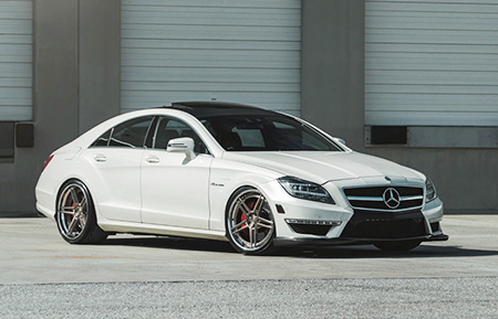 mercedes benz cls63 amg cls custom forged wheels agl15 brushed frozen latte