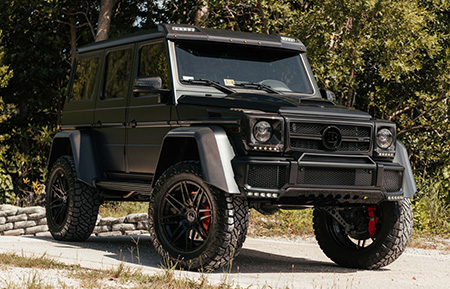 agl44 monoblock concave gloss black forged wheels mercedes benz g500 4x4 mccustoms miami