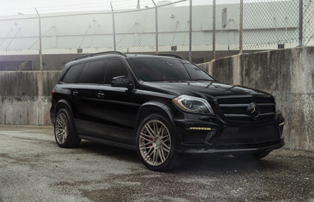 mercedes benz gl class gl63 amg agl10 brushed frozen latte custom forged wheels