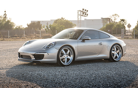 porsche 991 carrera forged staggered wheels