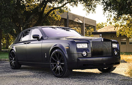 rolls royce phantom custom forged agl11 gloss black wheels