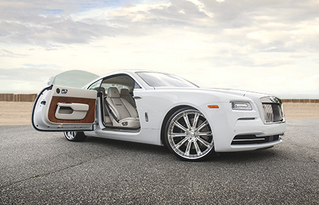 rolls royce wraith agl11 custom forged brushed polished wheels