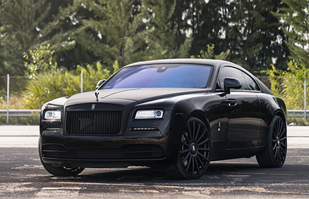 rolls royce wraith forged wheels agl20 matte black custom