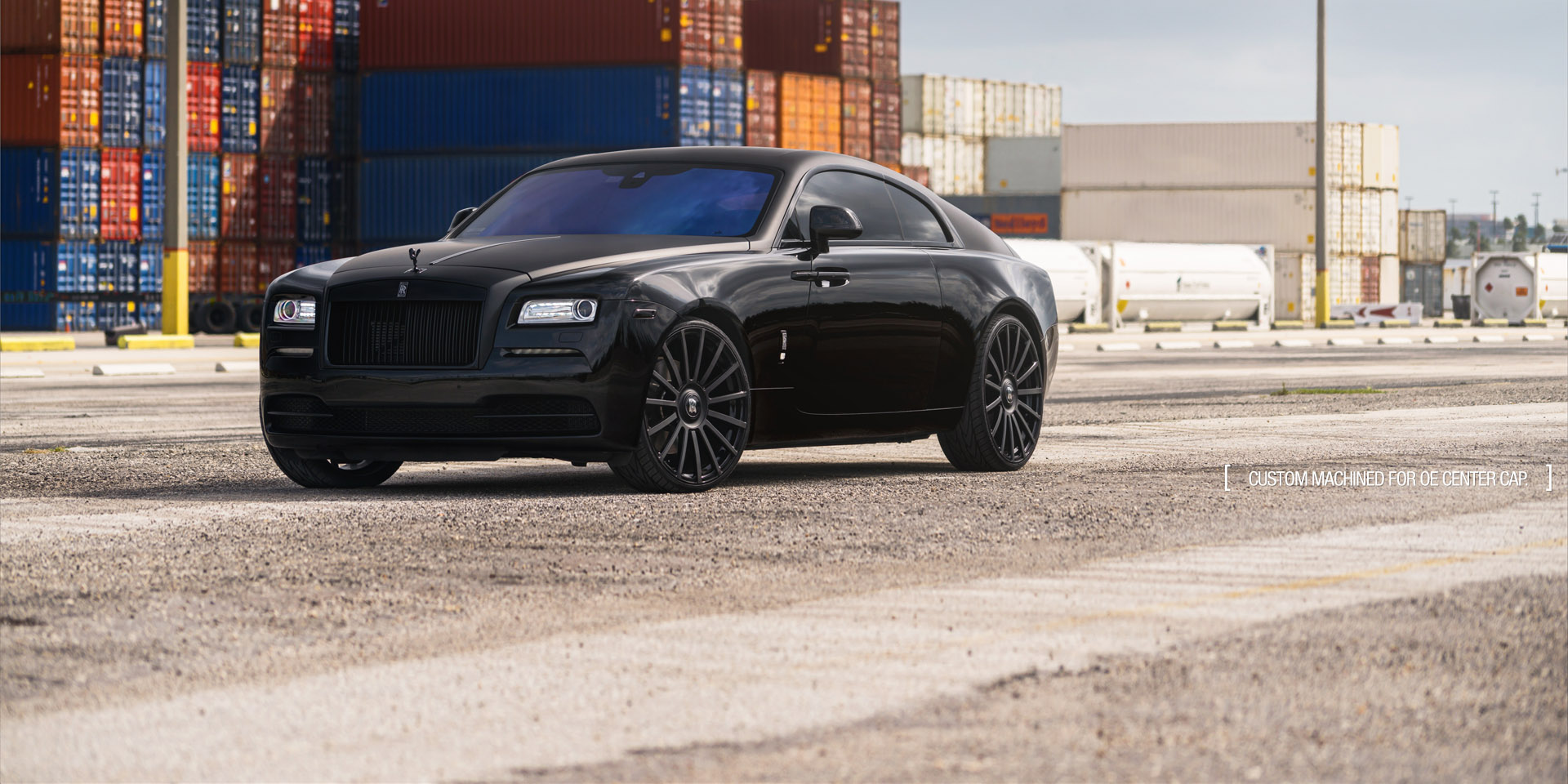 Rolls Royce Ghost forged concave monoblock black wheels