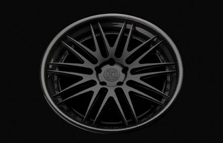 agl10 3 piece 3piece three agwheels agluxury avant garde wheels wheel rim rims forged spec3 carbon fiber overlay lip matte black spoke spokes stance