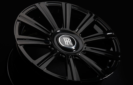 agl11 duo block gloss black custom forged wheels