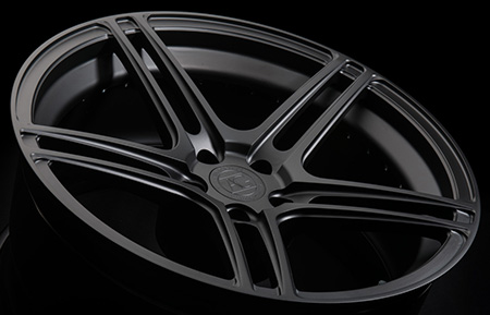 agl15 duo block custom forged wheel matte black wheels