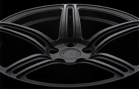 agl15 monoblock forged wheels matte black concave