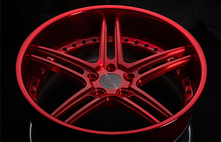 agl15 spec2 concave brushed candy apple forged wheels