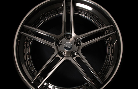 agl15 spec3 concave wheels forged brushed black smoke mirror