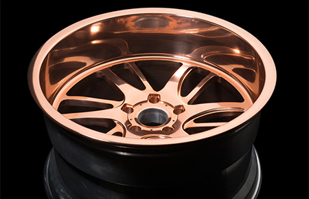 agl18 off road custom forged truck wheels polished copper