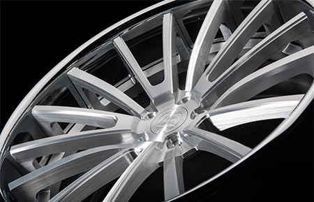 agl20 spec2 concave brushed chrome concave forged wheels