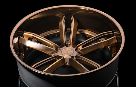 agl27 spec2 concave forged wheels matte brushed antique bronze