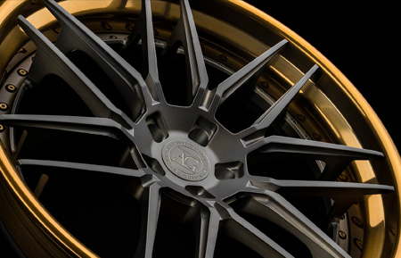 agluxury agwheels avant garde avant garde luxury rims rim wheel agl35 spec3 three piece forged wheels matte candy black face brushed liquid bronze lip concave