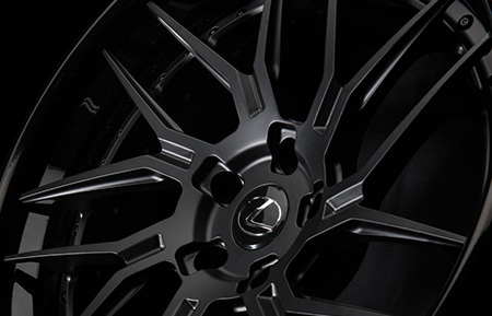 agl35 spec3 concave forged directional wheels matte black gloss black lip