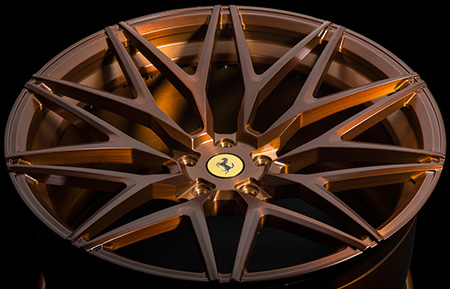 agl40 duo block forged wheels matte brushed antique bronze concave