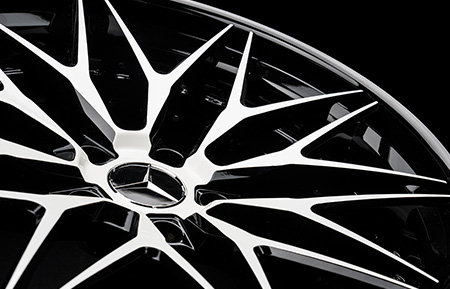 agluxury agwheels avant garde avant garde luxury rims rim wheel agl40 spec3 three piece forged wheels two tone split spoke gloss black white concave