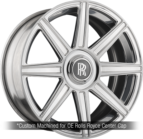 agl22 8 spoke rolls royce forged concave wheels