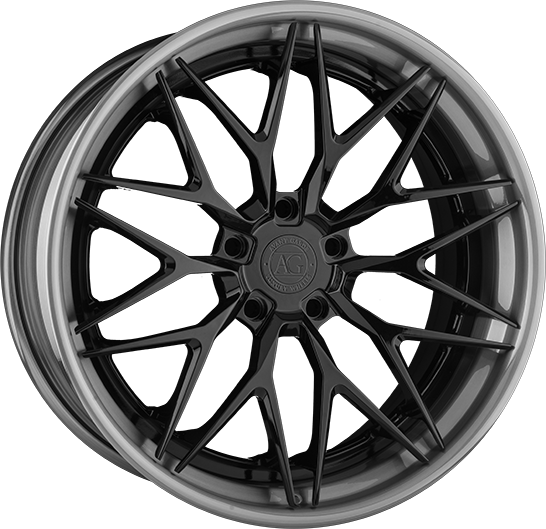 agl27 duoblock agwheels avant garde agluxury wheel wheels rim rims five spoke split matte black