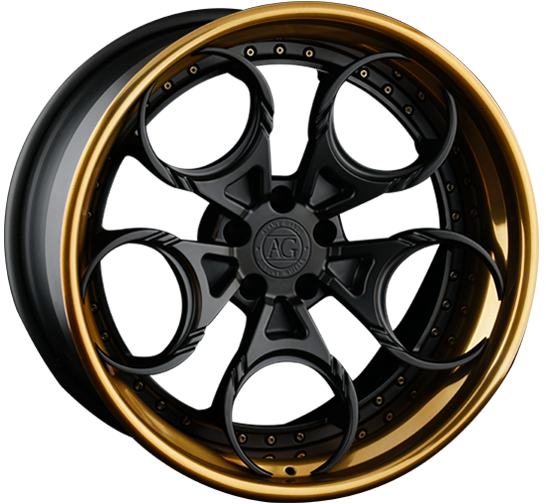 agl46 spec3 three piece agluxury luxury agwheels avant garde wheels wheel spoke matte black liquid bronze brushed polished concave lamborghini phone dial rim rims bespoke custom forged